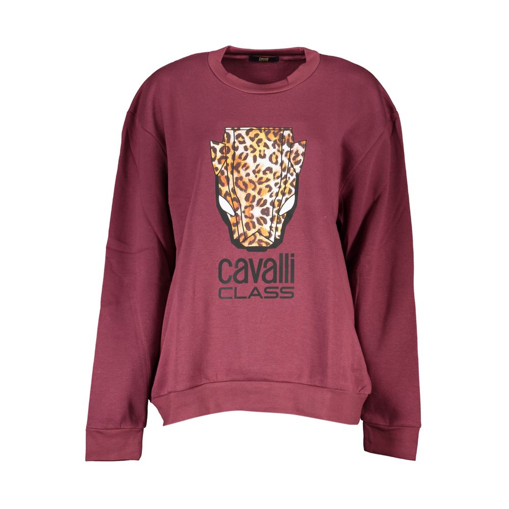 Lila Baumwoll-Sweatshirt