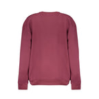 Lila Baumwoll-Sweatshirt