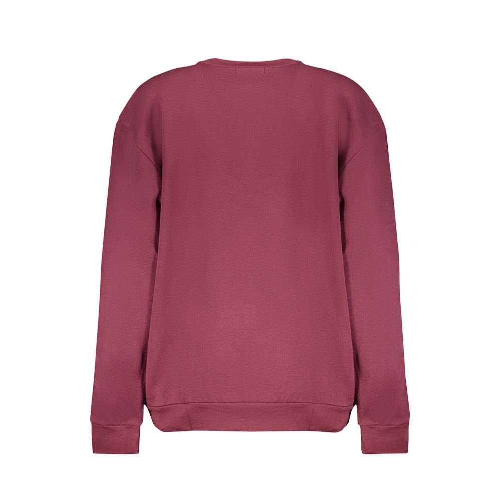 Lila Baumwoll-Sweatshirt
