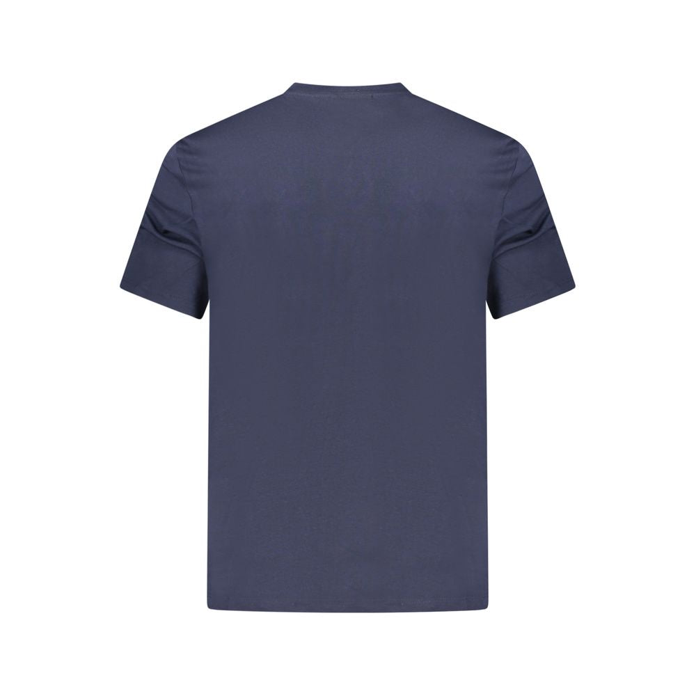 Blaues Baumwoll-T-Shirt für Herren
