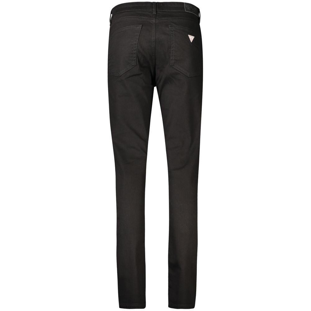 Schwarz Baumwolle Frauen Jeans