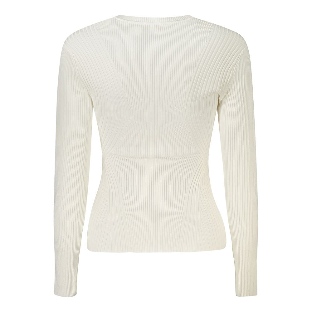Bianco Viscosa Damenpullover