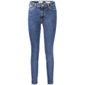 Blaue Baumwolljeans aus Denim