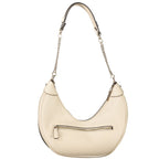 Damen-Handtasche aus beigem Polyurethan