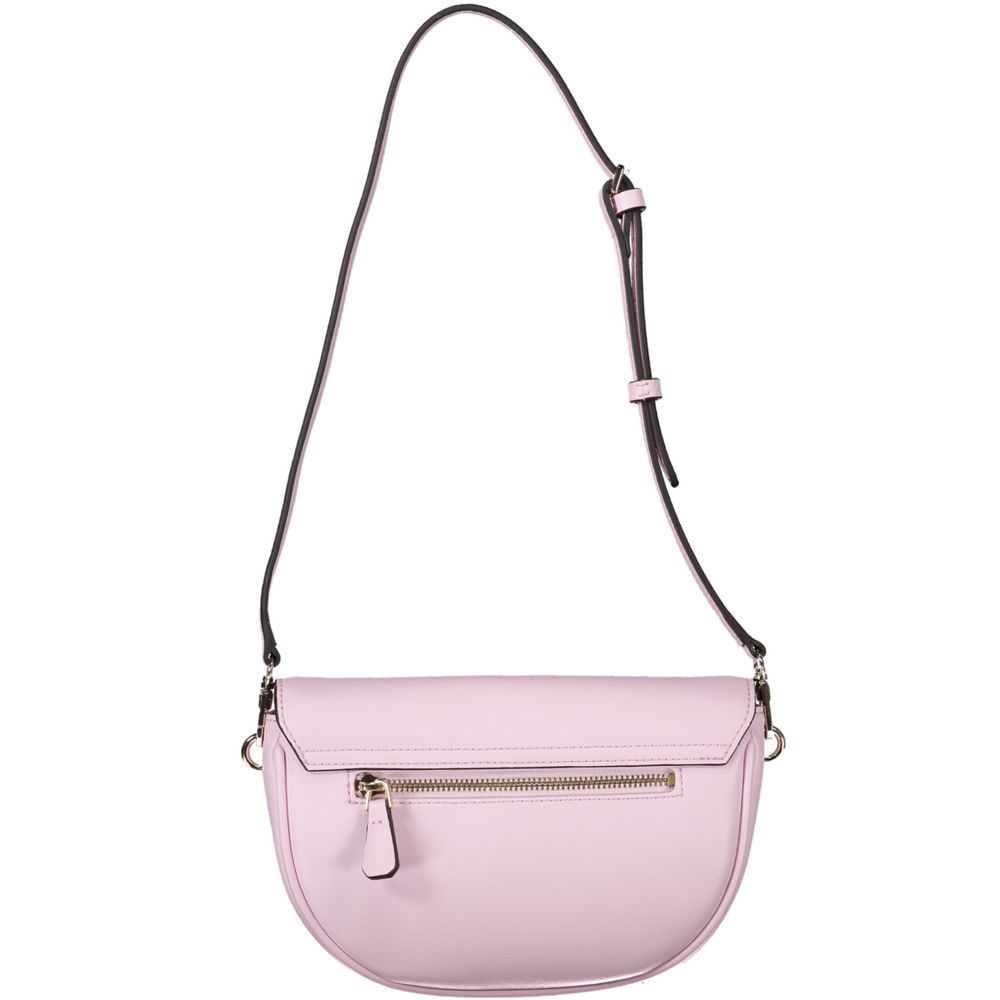 Rosa Poliuretano Damen Handtasche