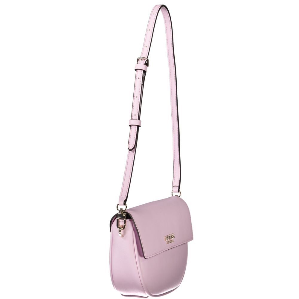 Rosa Poliuretano Damen Handtasche
