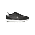 Schwarzes Leder Damen Sneaker