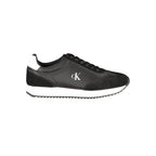 Schwarzes Leder Damen Sneaker