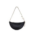 Schwarze Bos Taurus Kalbsleder Schultertasche