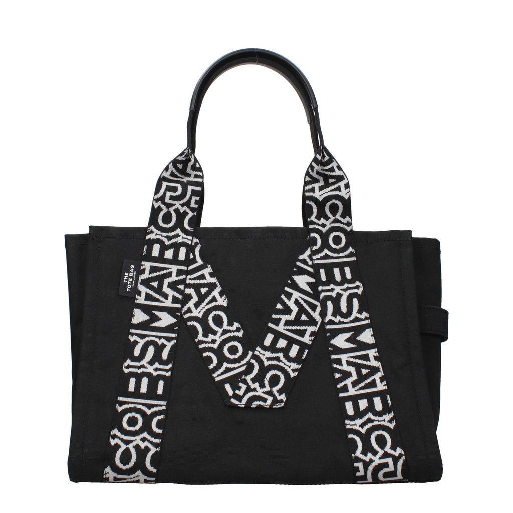 Schwarze Stoffhandtasche