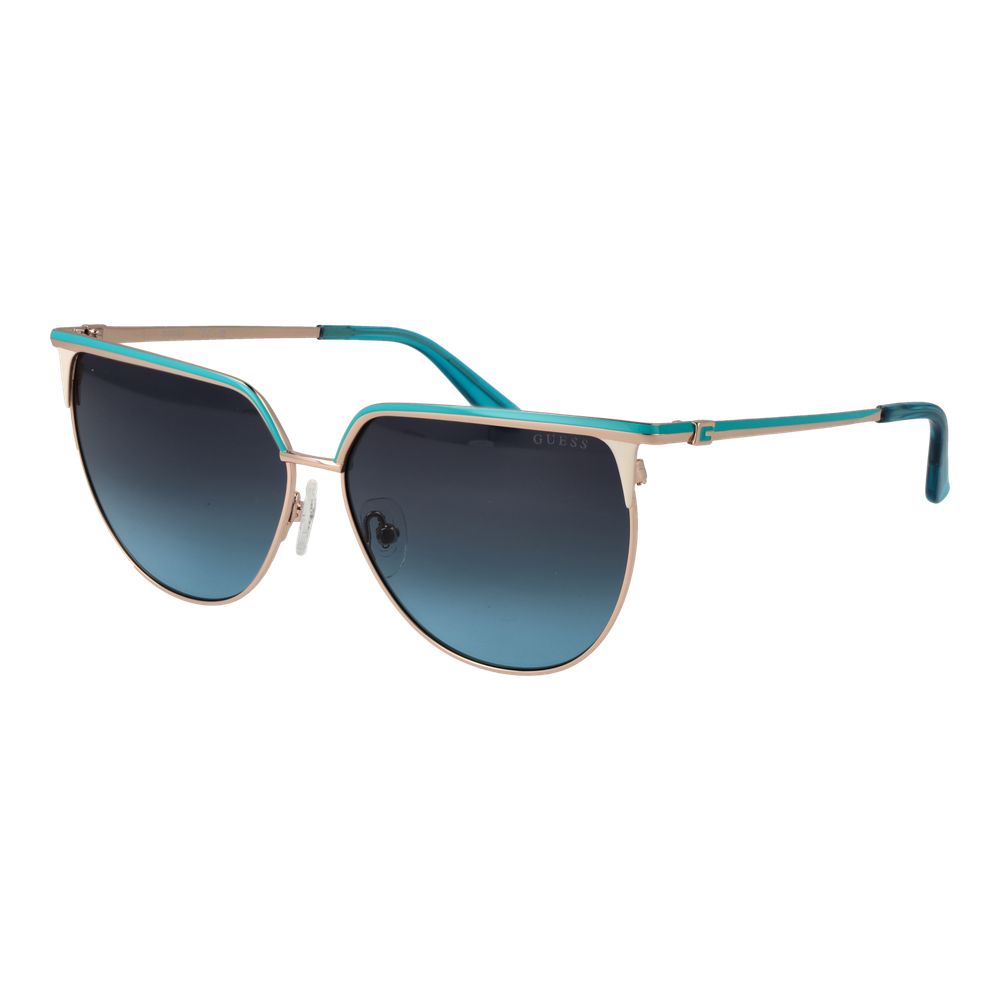 Goldfarbene Sonnenbrille aus Metall 1063193