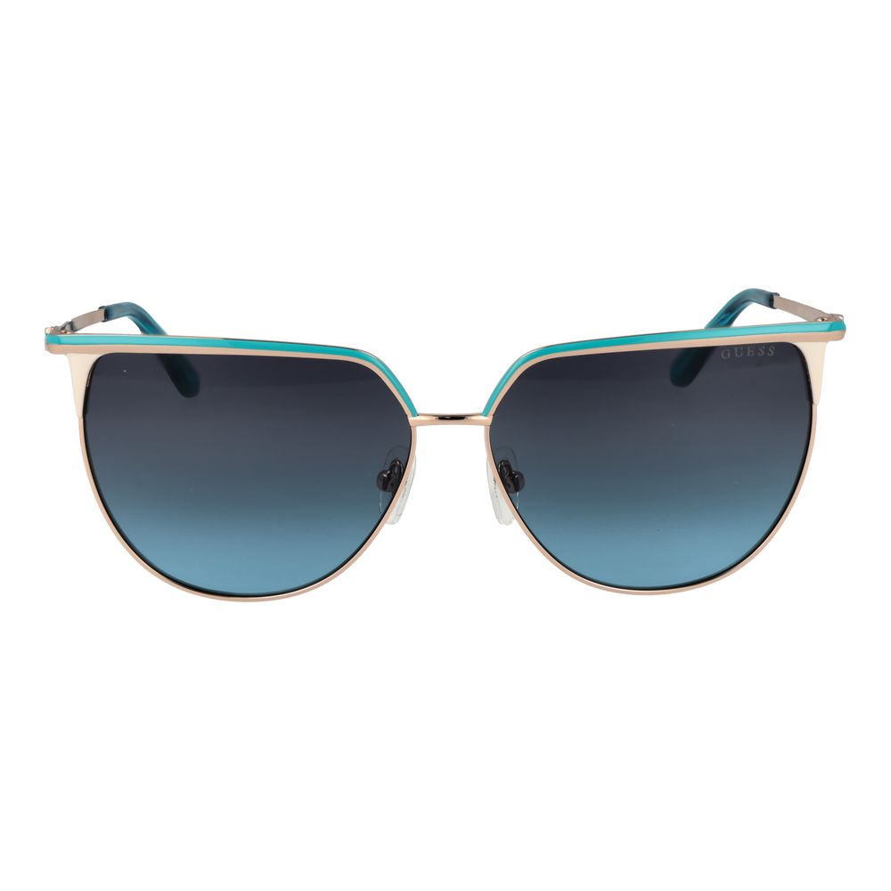 Goldfarbene Sonnenbrille aus Metall 1063193