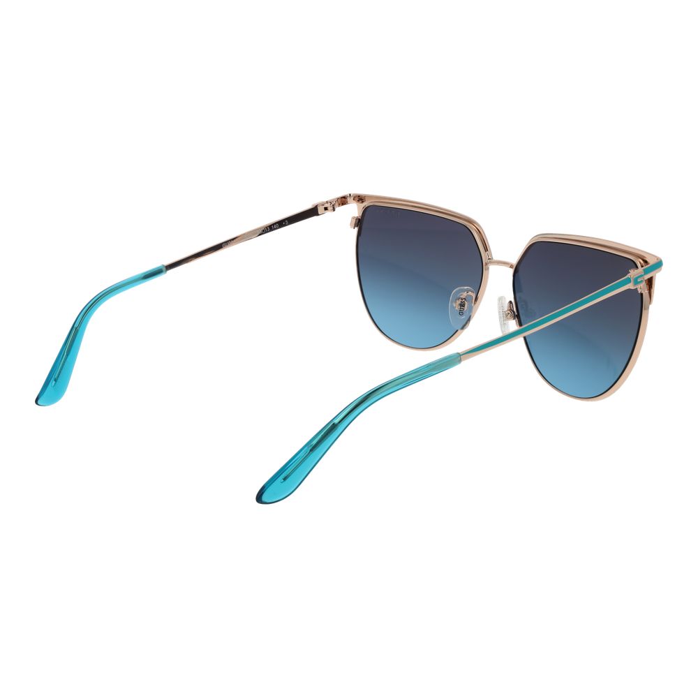Goldfarbene Sonnenbrille aus Metall 1063193
