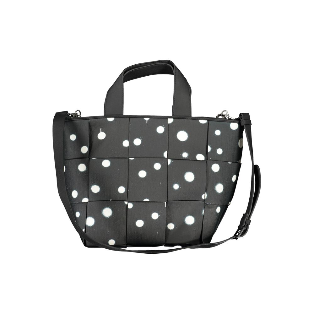 Nero Poliuretano Schultertasche für Damen