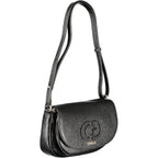 Schwarze Damen-Handtasche aus Polyethylen