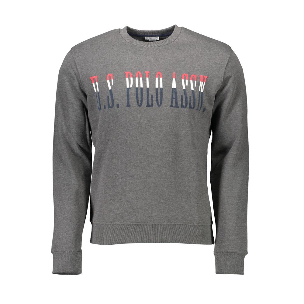 Graues Baumwoll-Sweatshirt für Herren
