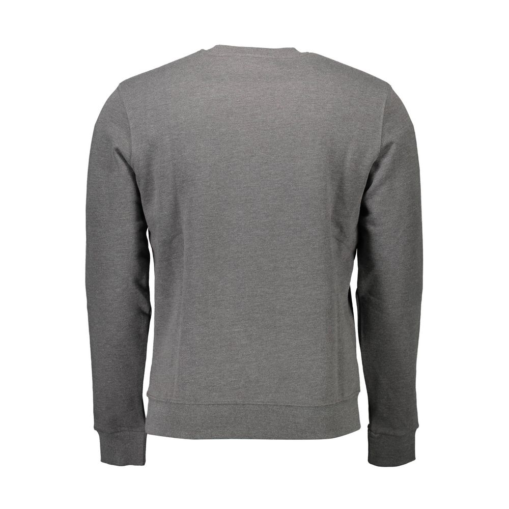 Graues Baumwoll-Sweatshirt für Herren