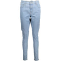 Blaue Super-Skinny-Jeans aus Baumwolle