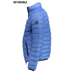 Blaue Herrenjacke aus Nylon