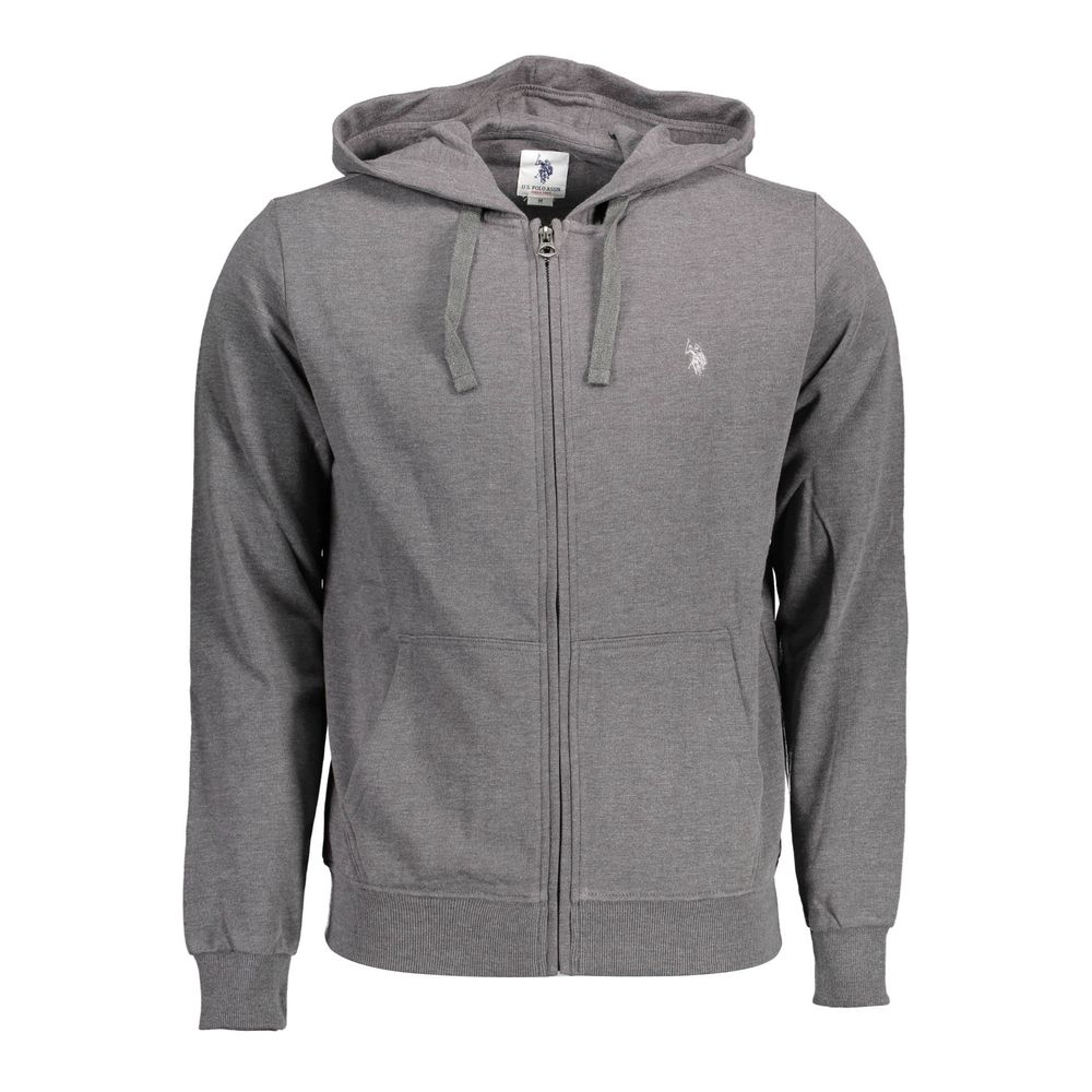 Graues Baumwoll-Sweatshirt für Herren
