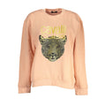Rosa Polyester Damen Sweatshirt