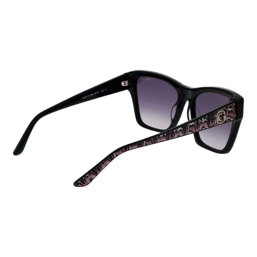 Schwarze Sonnenbrille aus Acetat