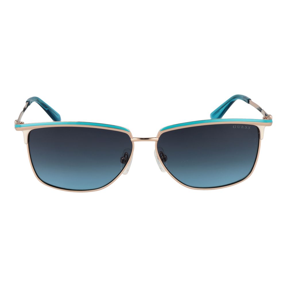 Goldfarbene Sonnenbrille aus Metall 1063196