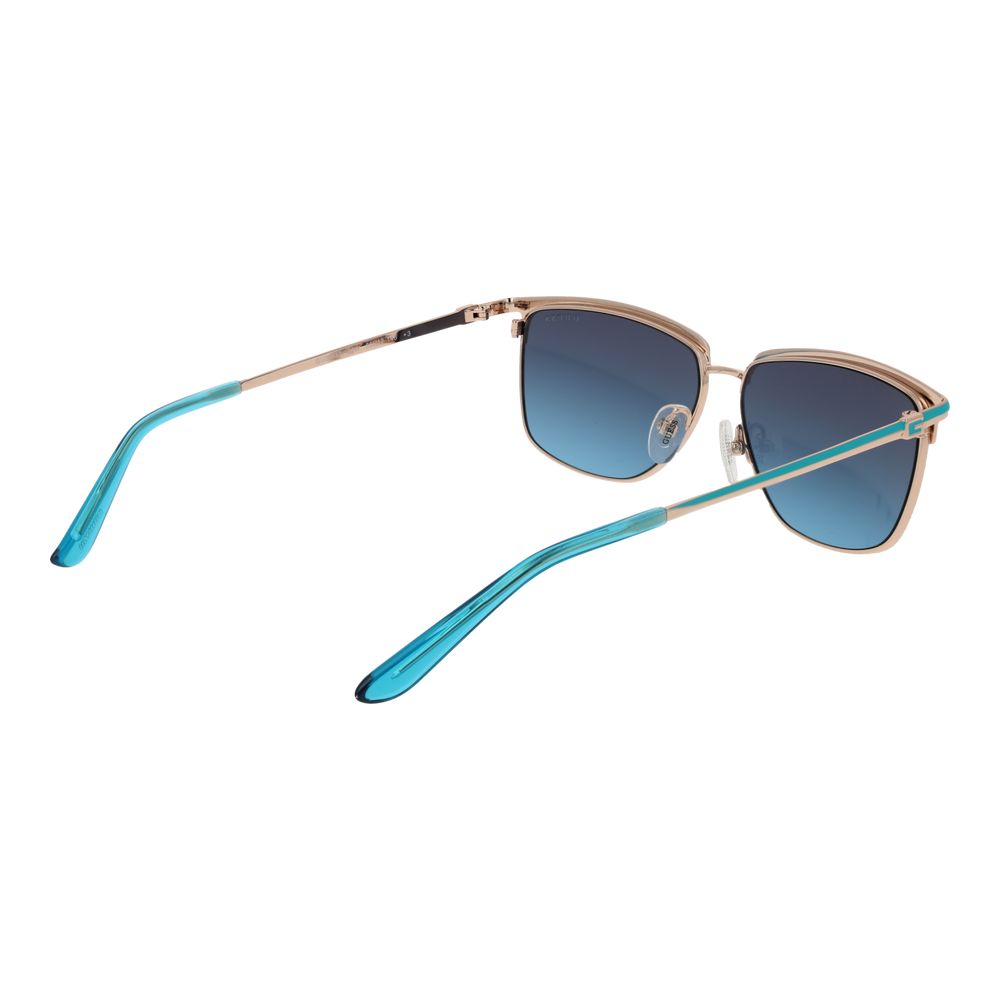 Goldfarbene Sonnenbrille aus Metall 1063196