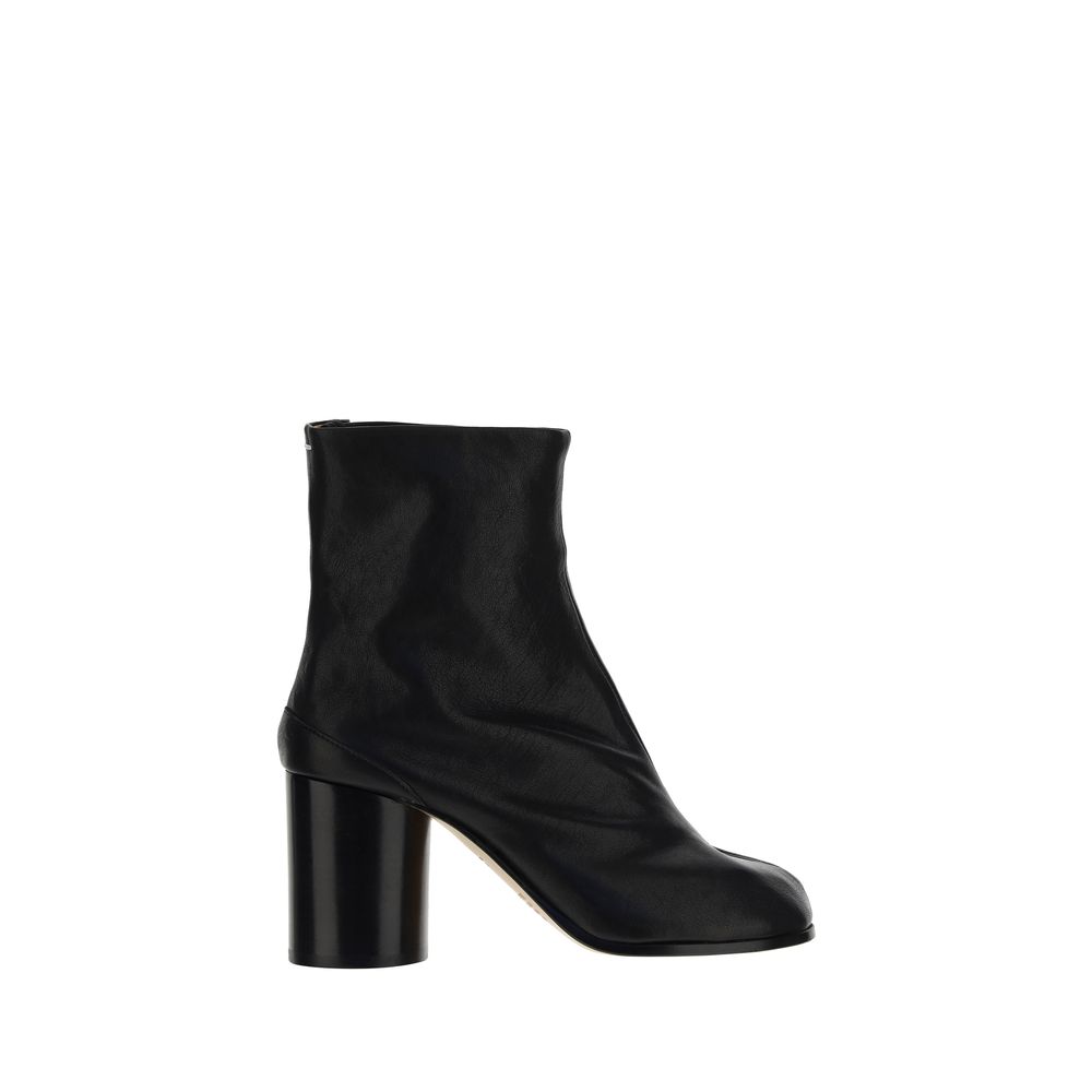 Schwarze Lammleder-Ankle Boots Ovis Aries Aries