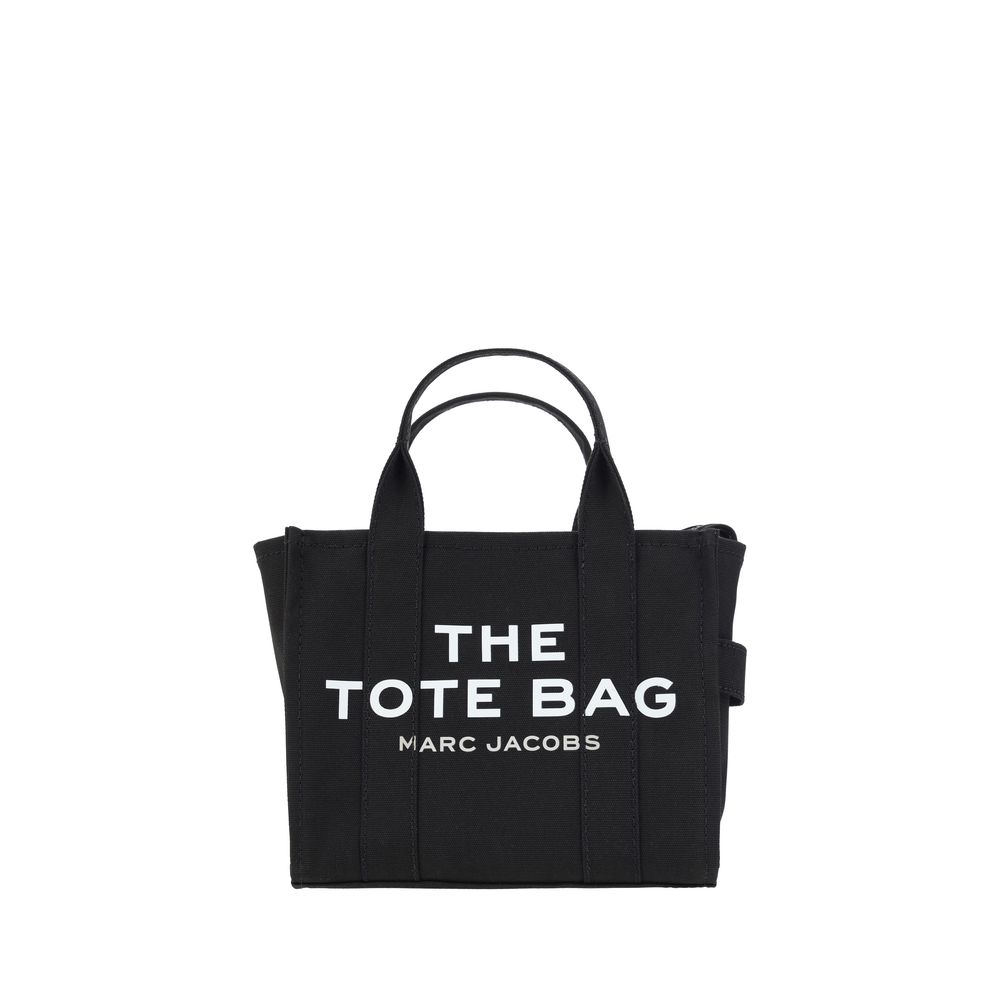 Schwarze Baumwoll-Handtasche