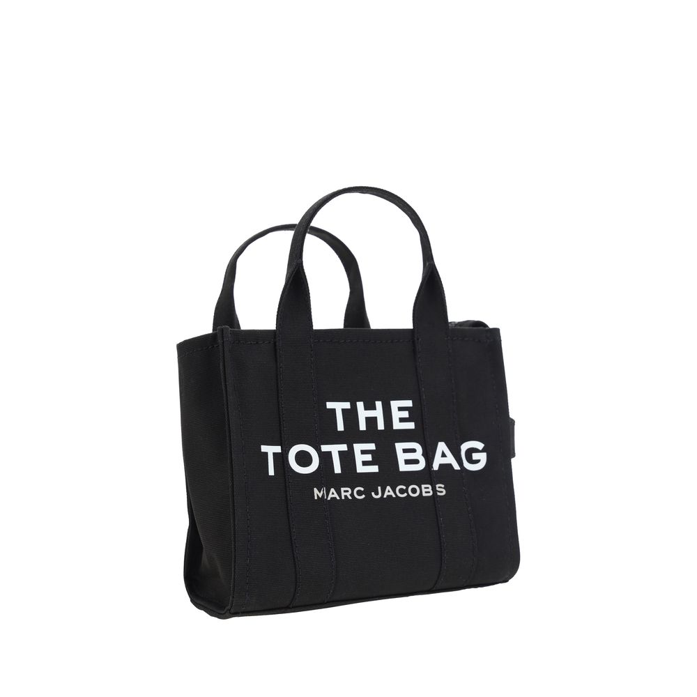 Schwarze Baumwoll-Handtasche