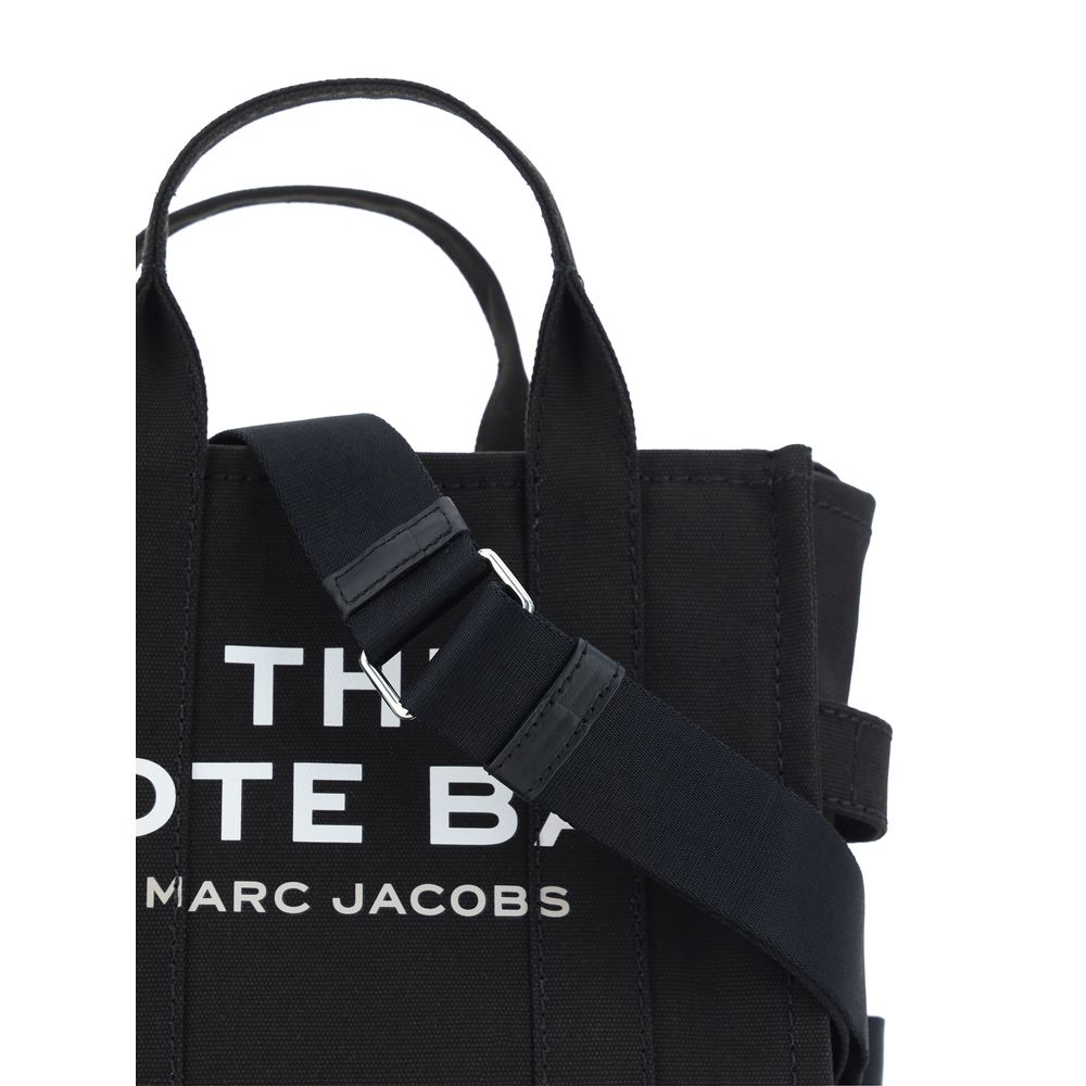 Schwarze Baumwoll-Handtasche