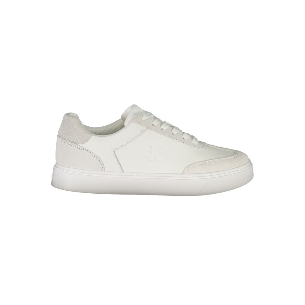 Weißer Herren-Sneaker aus Polyurethan