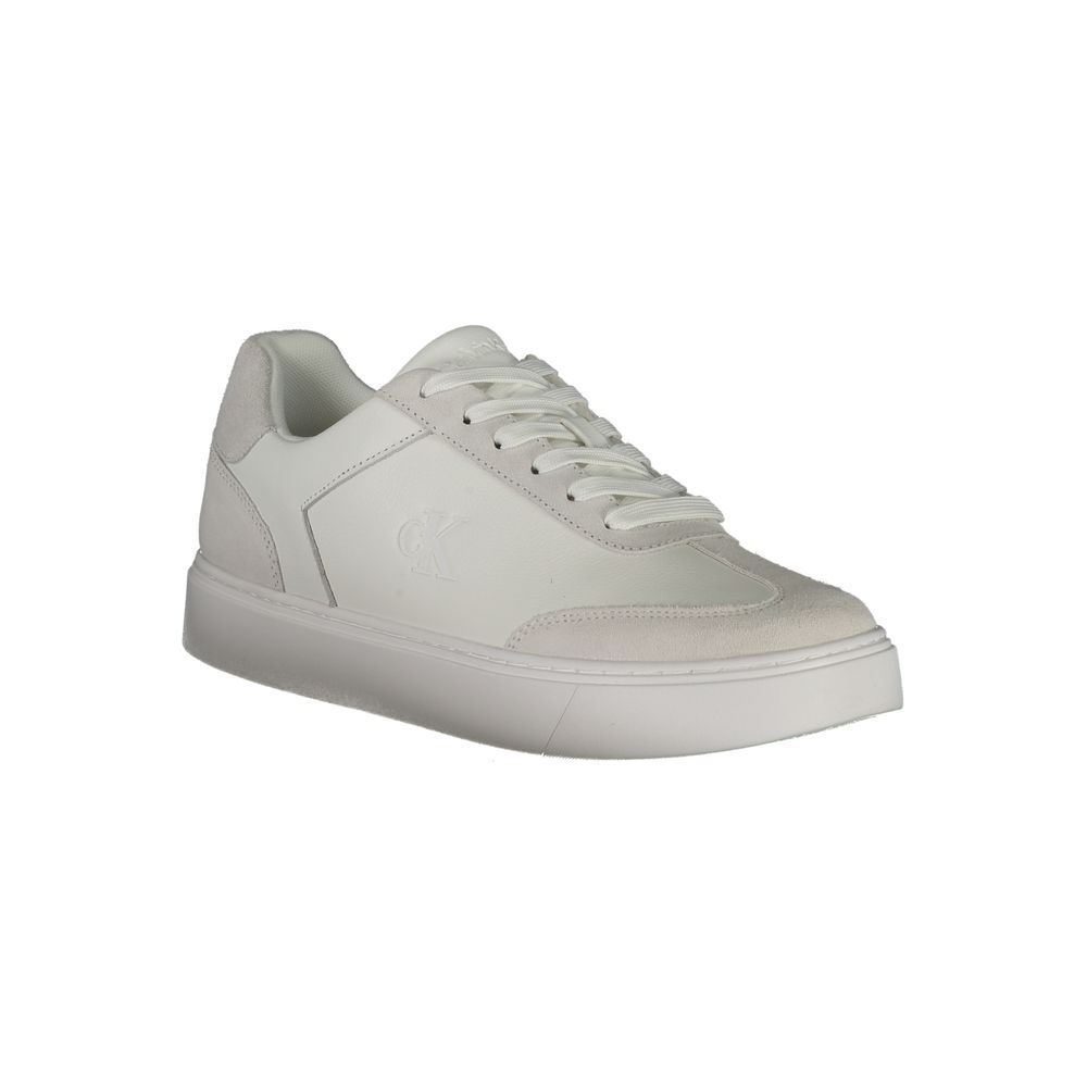 Weißer Herren-Sneaker aus Polyurethan