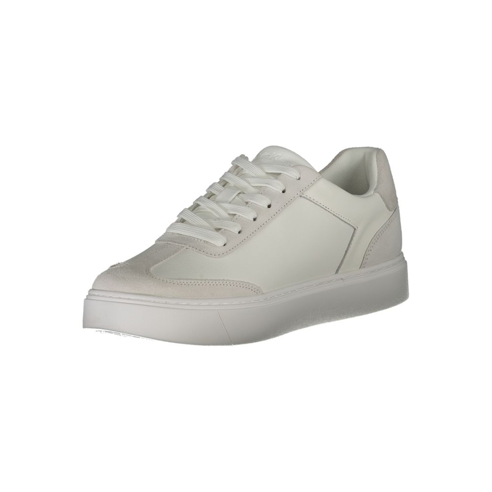 Weißer Herren-Sneaker aus Polyurethan
