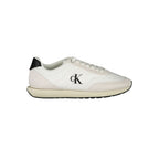 Weiße Herren-Sneaker aus Polyester