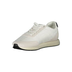 Weiße Herren-Sneaker aus Polyester