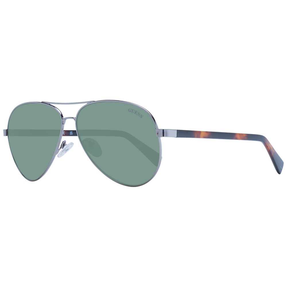 Graue Sonnenbrille aus Metall Guess