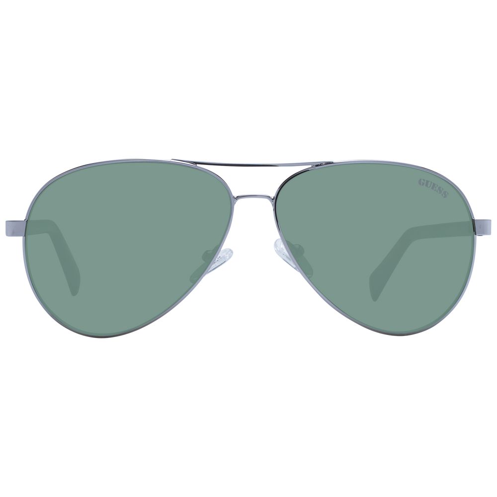 Graue Sonnenbrille aus Metall Guess