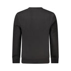 Schwarzer Herrenpullover aus Baumwolle
