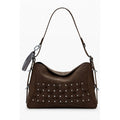 Braune Handtasche aus Polyethylen