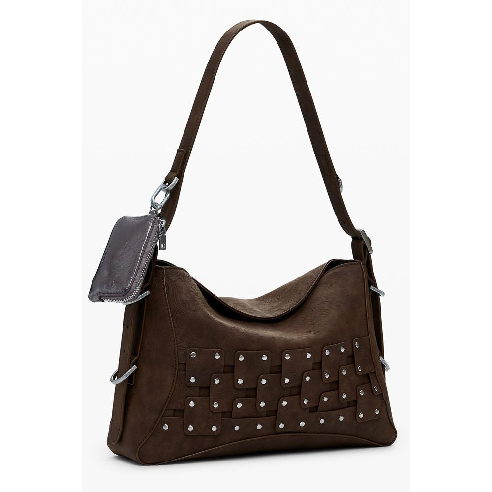 Braune Handtasche aus Polyethylen