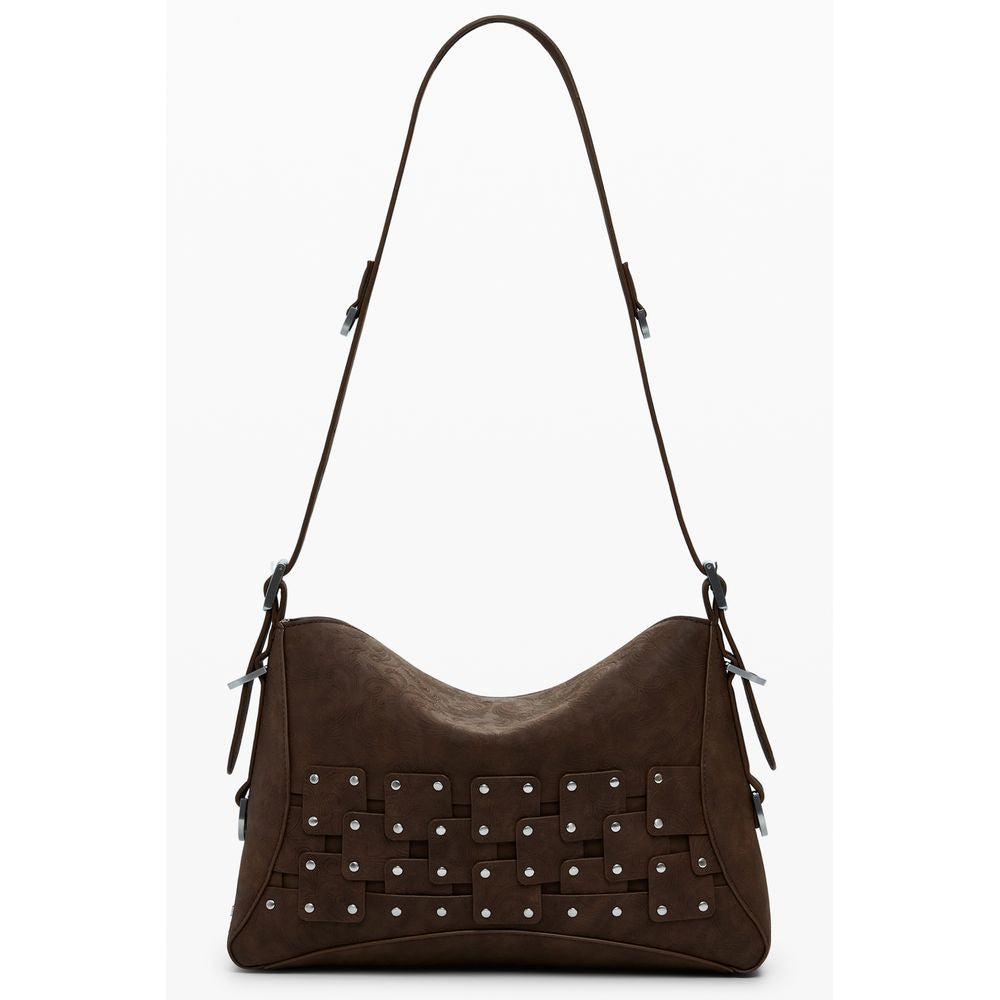 Braune Handtasche aus Polyethylen