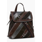 Damenrucksack aus Marrone-Polyurethan