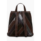 Damenrucksack aus Marrone-Polyurethan