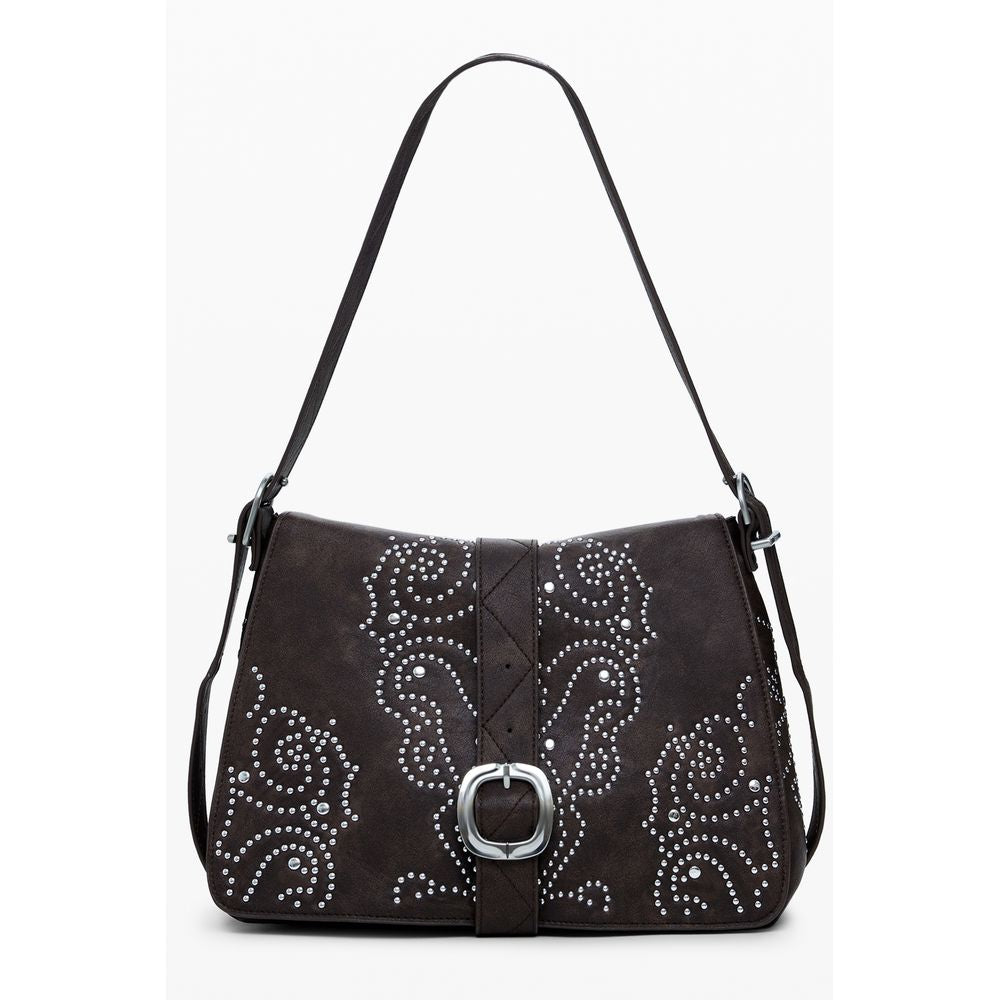 Braune Handtasche aus Polyethylen