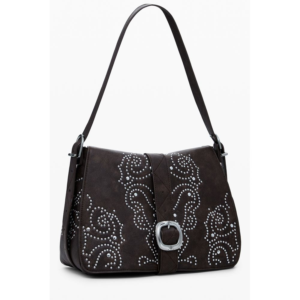 Braune Handtasche aus Polyethylen
