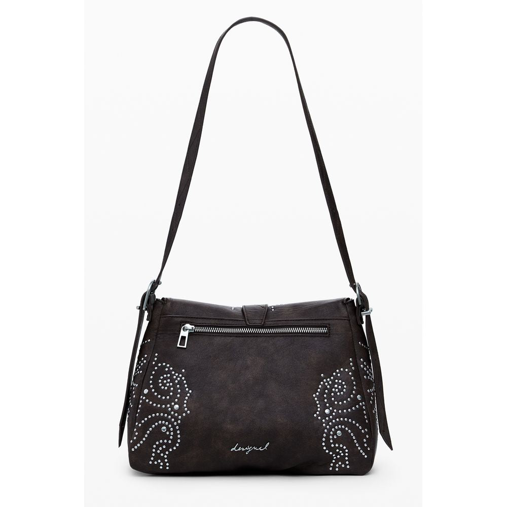Braune Handtasche aus Polyethylen