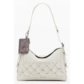 Beige Polyurethane Damen Handtasche