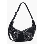 Handtasche aus Nero-Polyurethan für Damen